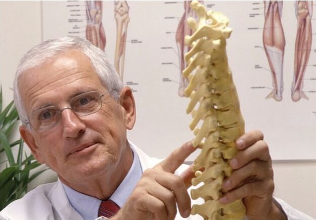 médico y osteocondrosis de la columna vertebral